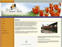 Tablet Screenshot of martinezfamilylandscaping.com